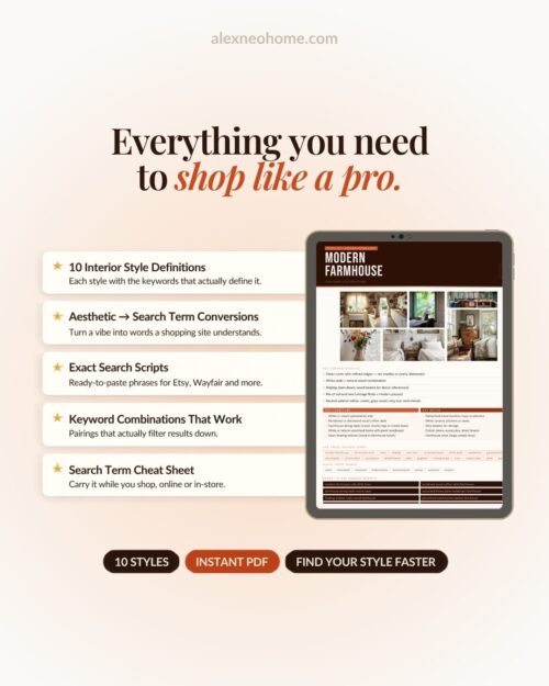 [PDF] Shopper's Guide to Interior Style Search