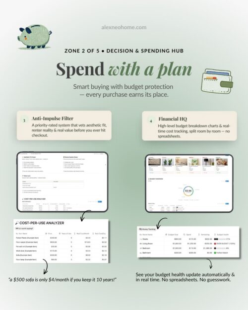 All-in-One Decor Planning & Home Builder OS for Notion