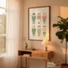 Stylish Fashion Cats Print - Trendy Animal Art - Nursery Wall Decor