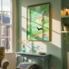 Dachshund Nursery Wall Art – Whimsical Forest Dog Print – Gift for Weiner Dog Lover