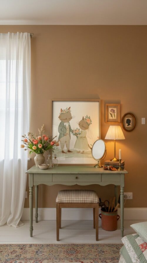Cat Wedding Art Print - Feline Bride and Groom - Cute Wedding Gift