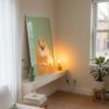 Vibe Cat with Headphones - Music Studio Decor - Chill Lofi Art