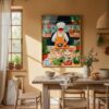 Chef's Corner Art Print - Cozy Kitchen Scene - Cooking Lover Poster