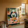 Chef's Corner Art Print - Cozy Kitchen Scene - Cooking Lover Poster