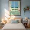White Chihuahua Cozy Snuggling Print - Storybook Bedroom Decor – Gift for Dog Mom