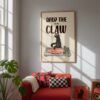 Black Cat Music Studio Decor – Funny DJ Turntable Print – Gift for Cat Lover