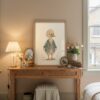 Cute Duckling in Outfit Print - Farmhouse Nursery Decor - Vintage Animal Art