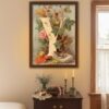 Letter Y Vintage Floral Art Print - Victorian Garden Decor - Antique Botanical Monogram - Wedding Gift