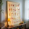 Retro Cocktail Pattern - Fruit Cocktail Poster, - Funky Bar Decor