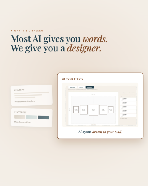 [AI] Gallery Wall Studio — Visualized Layout Planner