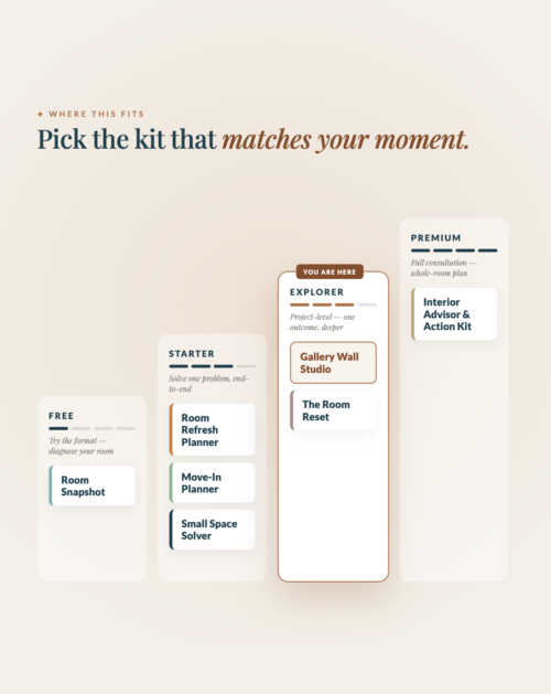 [AI] Gallery Wall Studio — Visualized Layout Planner
