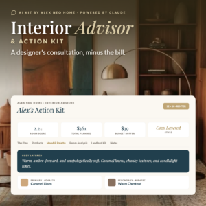 [AI] The Interior Advisor & Action Kit — Designer Consultation