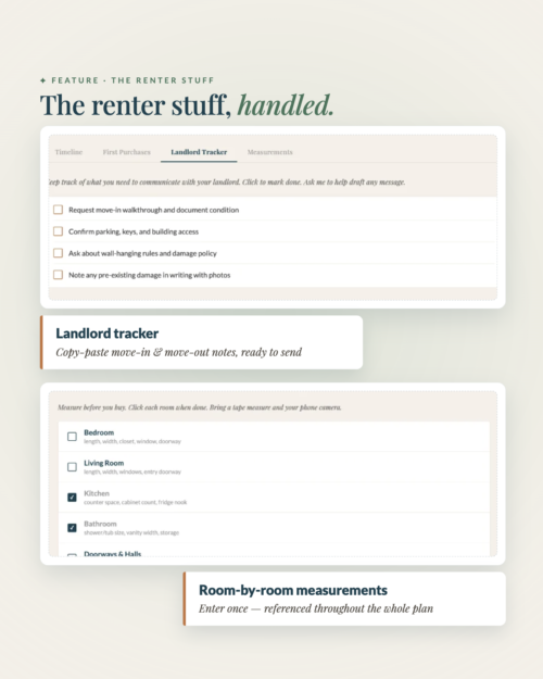 [AI] Renter's Move-In Planner — Interactive Move-In Timeline