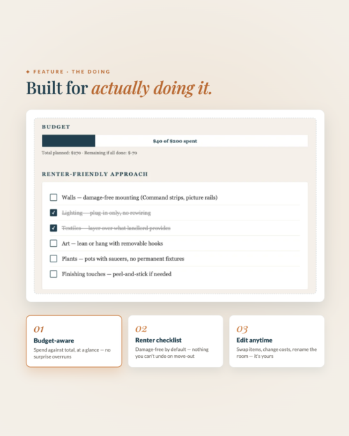[AI] Room Refresh Planner — Interactive Plan & Budget Tracker