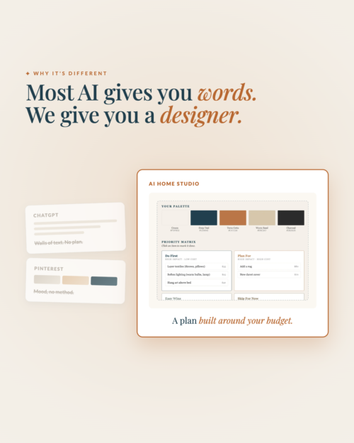 [AI] Room Refresh Planner — Interactive Plan & Budget Tracker