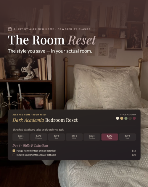 [AI] The Room Reset — Smart 7-Day Style Plan