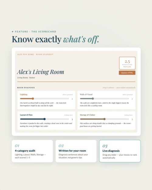 [AI] Room Snapshot — Interactive Room Diagnostic