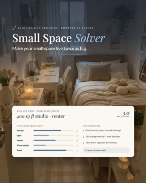 [AI] Small Space Solver — Smart Plan for Small Apartments