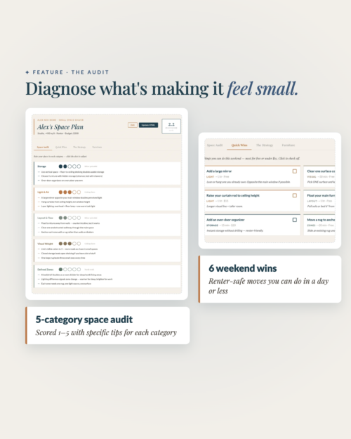 [AI] Small Space Solver — Smart Plan for Small Apartments