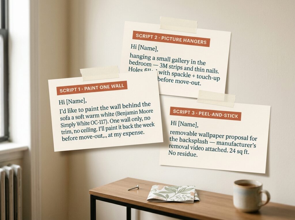 How to Talk to Your Landlord About Decor Changes (Scripts Inside)