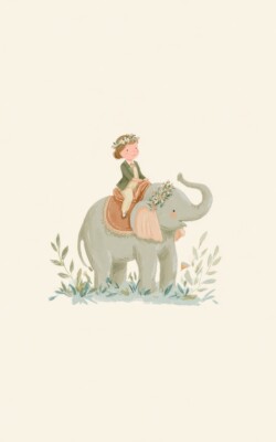 bride and groom elephant, watercolor illustration with ink lines like Beatrix Potter, vintage nursery storybook style, hand drawn, minimal background, soft and whimsical --chaos 10 --ar 2:3 --sref 4760462874 --stylize 50 --v 7 Job ID: e37e2029-6d6b-44a3-8c93-bac6adb41b83